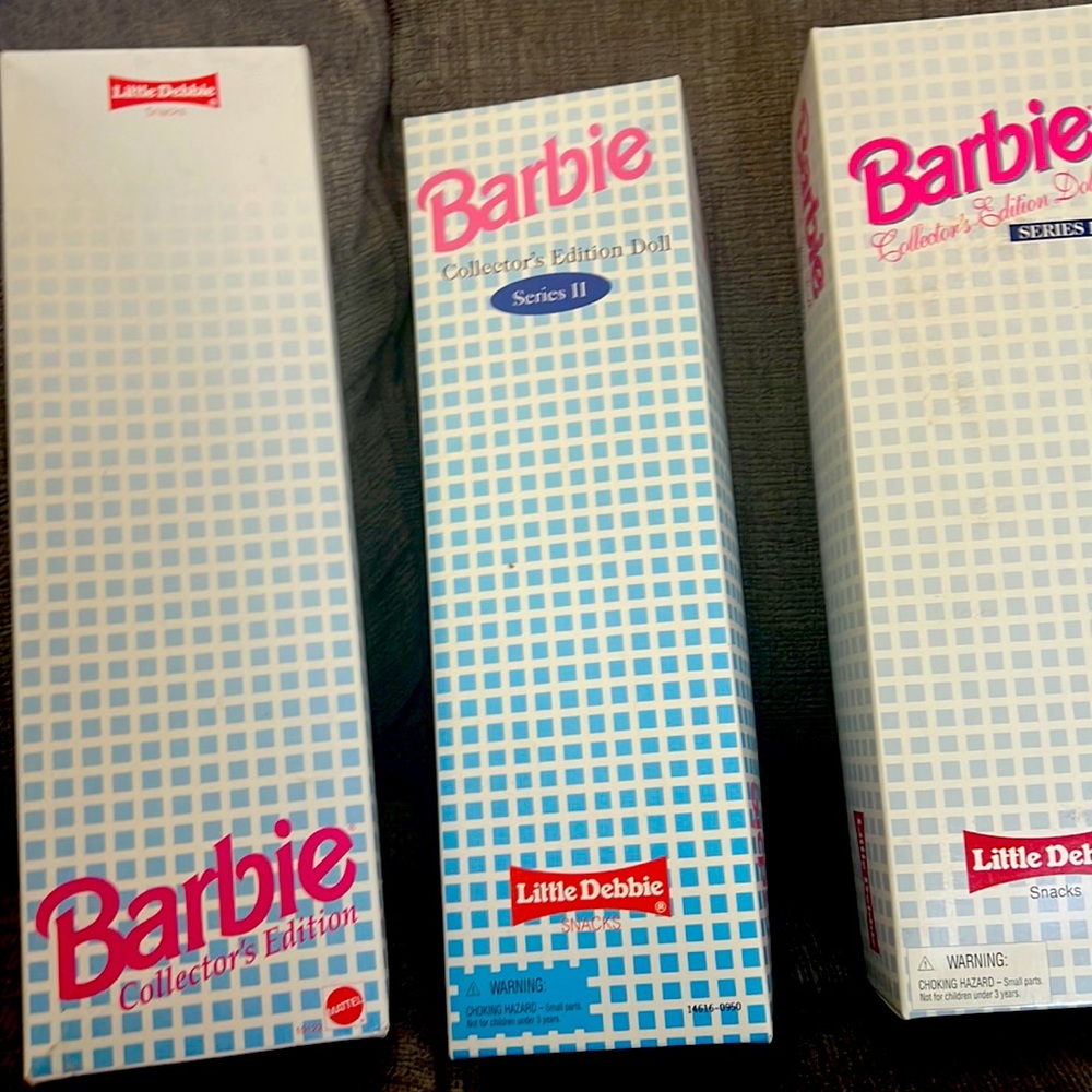 Little Debbie Barbies sold as a set all different. Brand new!